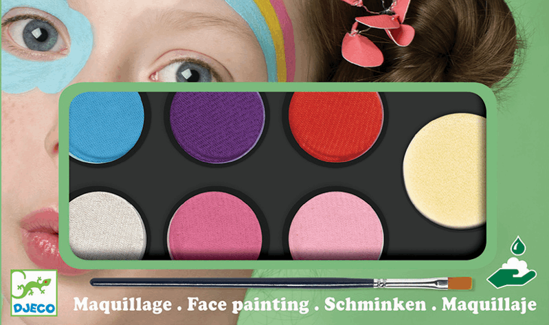 Djeco Sweet Body Art Palette 6 Colours