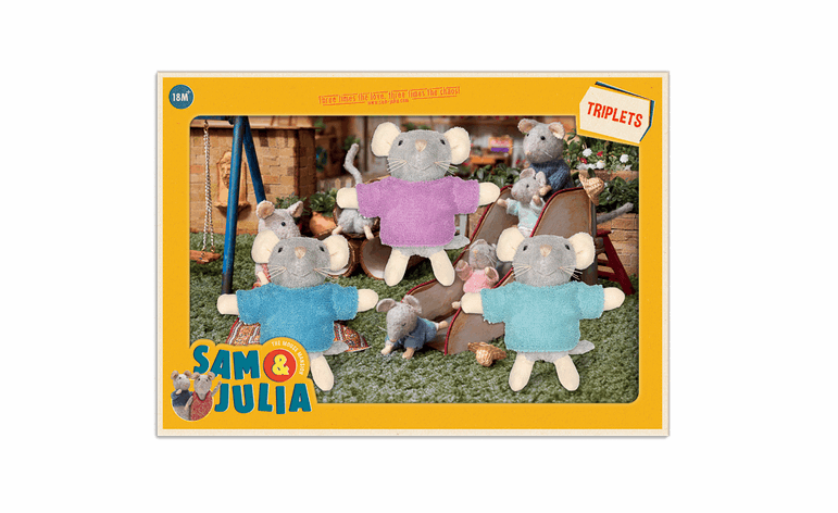 Sam & Julia Triplets Plush