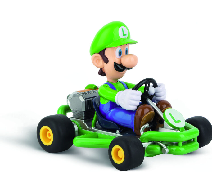 Carrera Mario Kart 1:18 Remote Control Pipe Kart - Luigi
