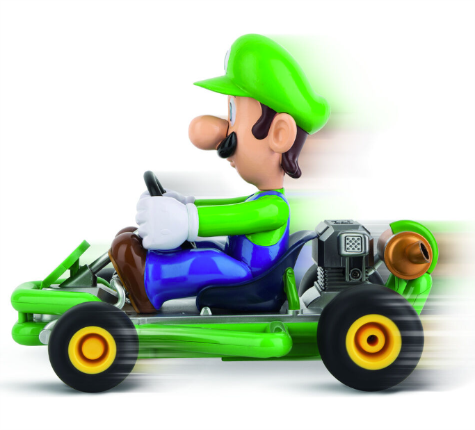 Carrera Mario Kart 1:18 Remote Control Pipe Kart - Luigi