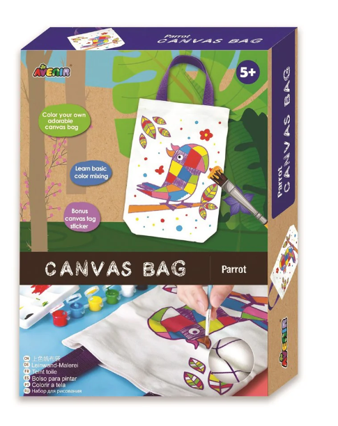 Avenir Canvas Bag Parrot Art & Craft Kits