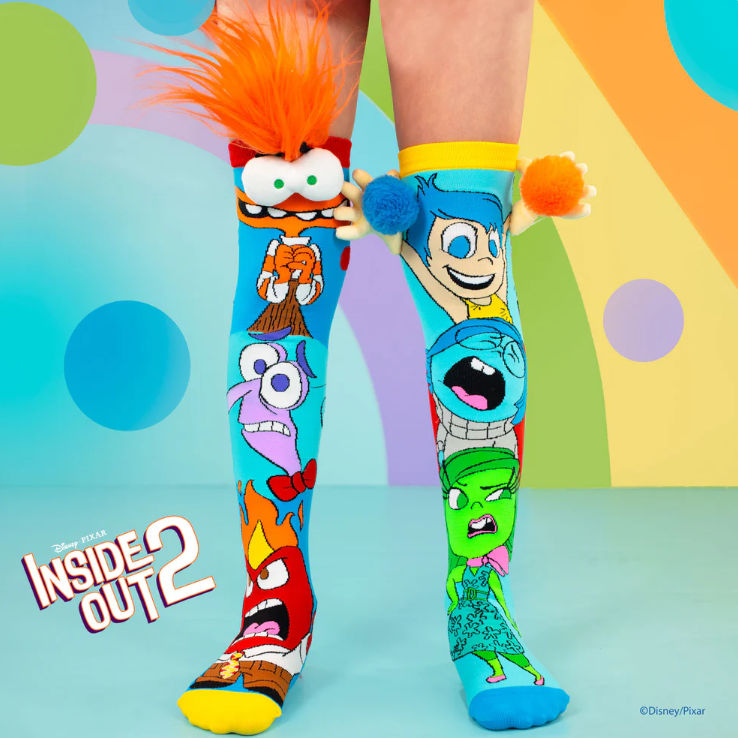 MADMIA Socks - Inside Out 2 Kids Adults 6 - 99yrs Socks