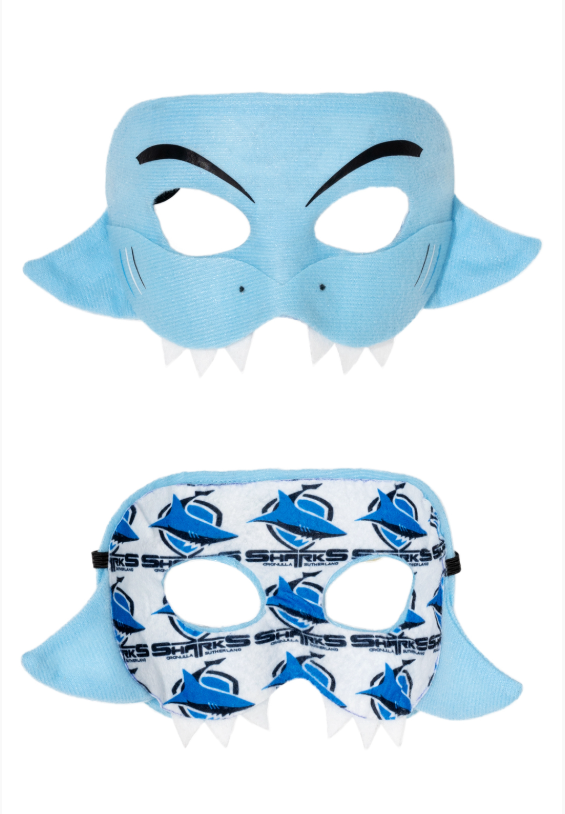 Sweida's Mini Mascots NRL Supporter Masks Sharks Costumes