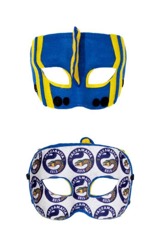 Sweida's Mini Mascots NRL Supporter Masks Eels Costumes
