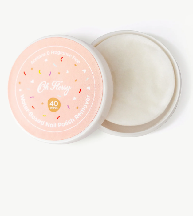 Oh Flossy Water Based Nail Polish Remover Wipes