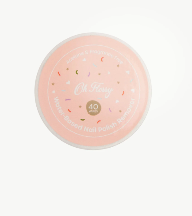 Oh Flossy Water Based Nail Polish Remover Wipes