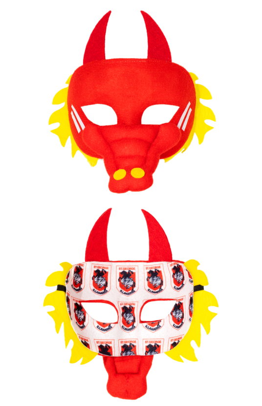 Sweida's Mini Mascots NRL Supporter Masks Dragons Costumes