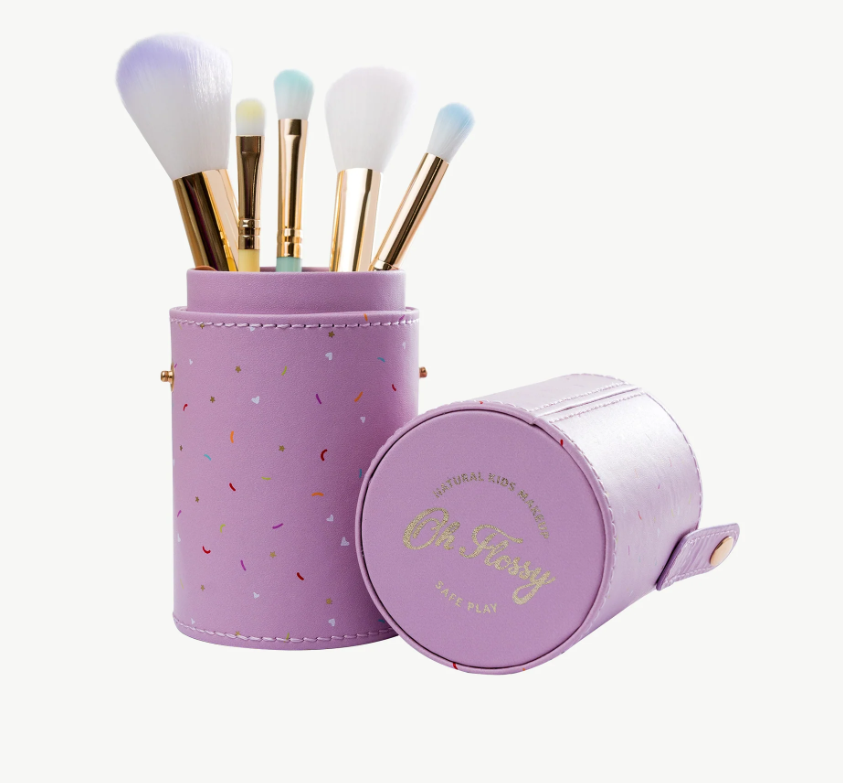 Oh Flossy 5 Piece Makeup Brush Set