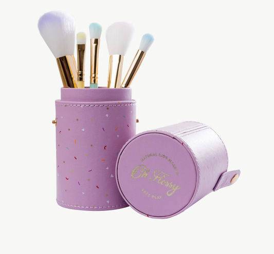Oh Flossy 5 Piece Makeup Brush Set