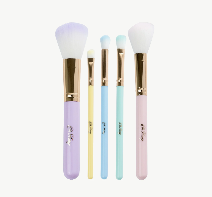 Oh Flossy 5 Piece Makeup Brush Set