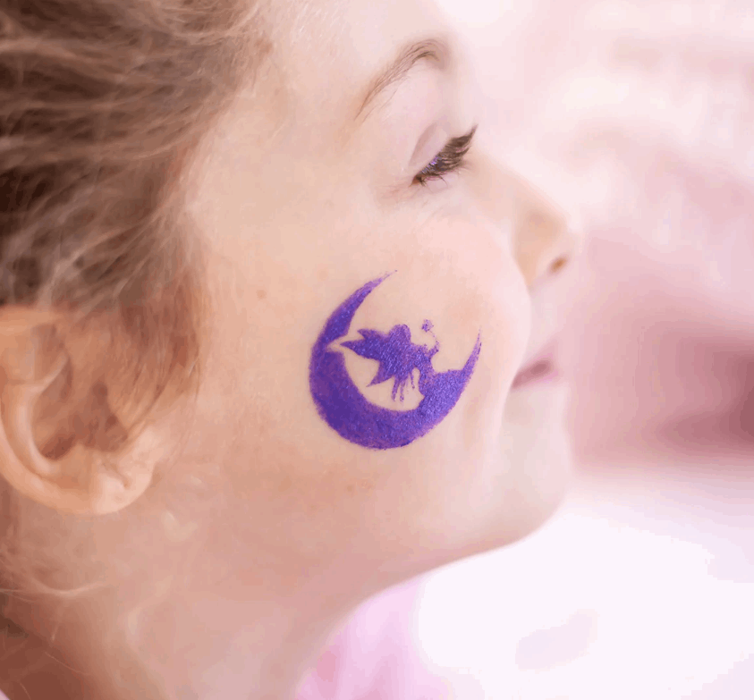 Oh Flossy Reusable Adhesive Face Paint & Makeup Stencils