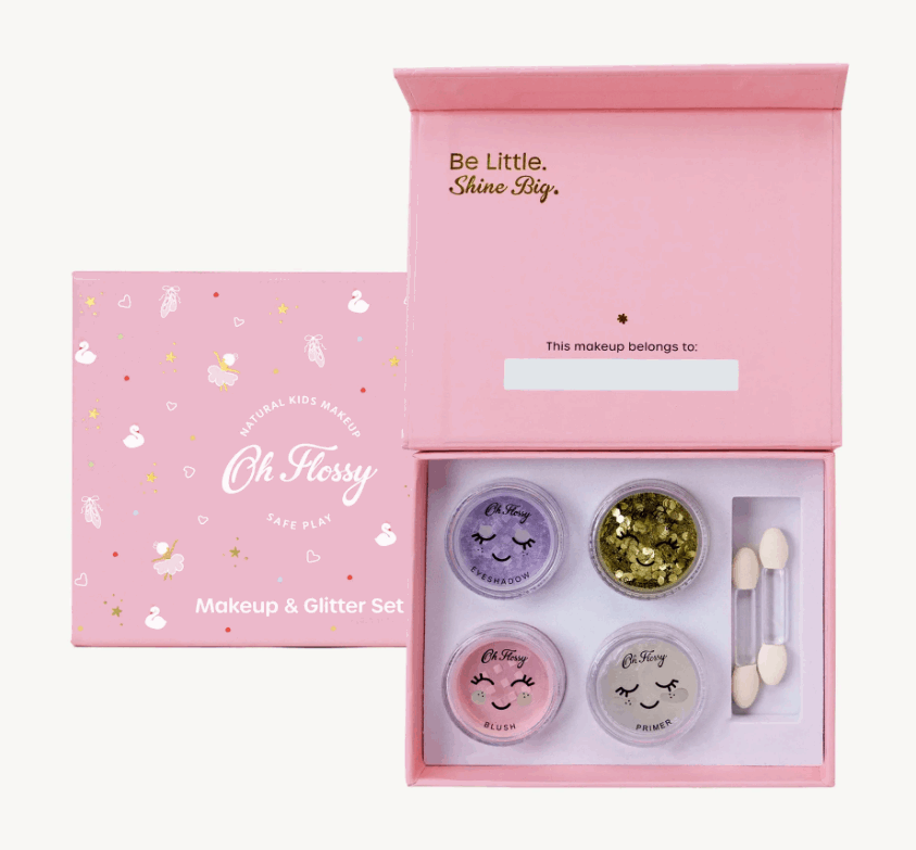 Oh Flossy Kids Ballet Sparkle Makeup & Glitter Set