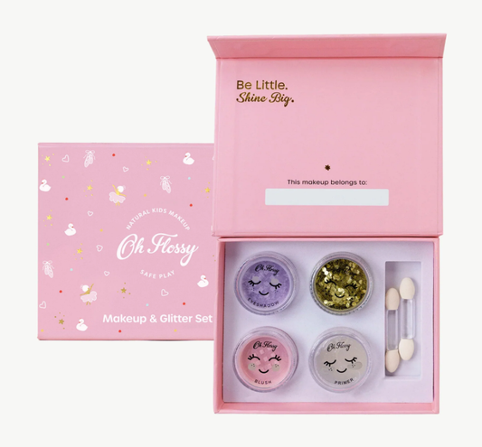 Oh Flossy Kids Ballet Sparkle Makeup & Glitter Set
