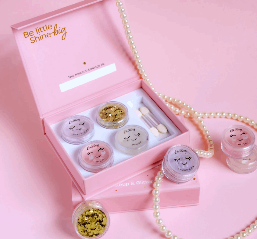 Oh Flossy Kids Ballet Sparkle Makeup & Glitter Set
