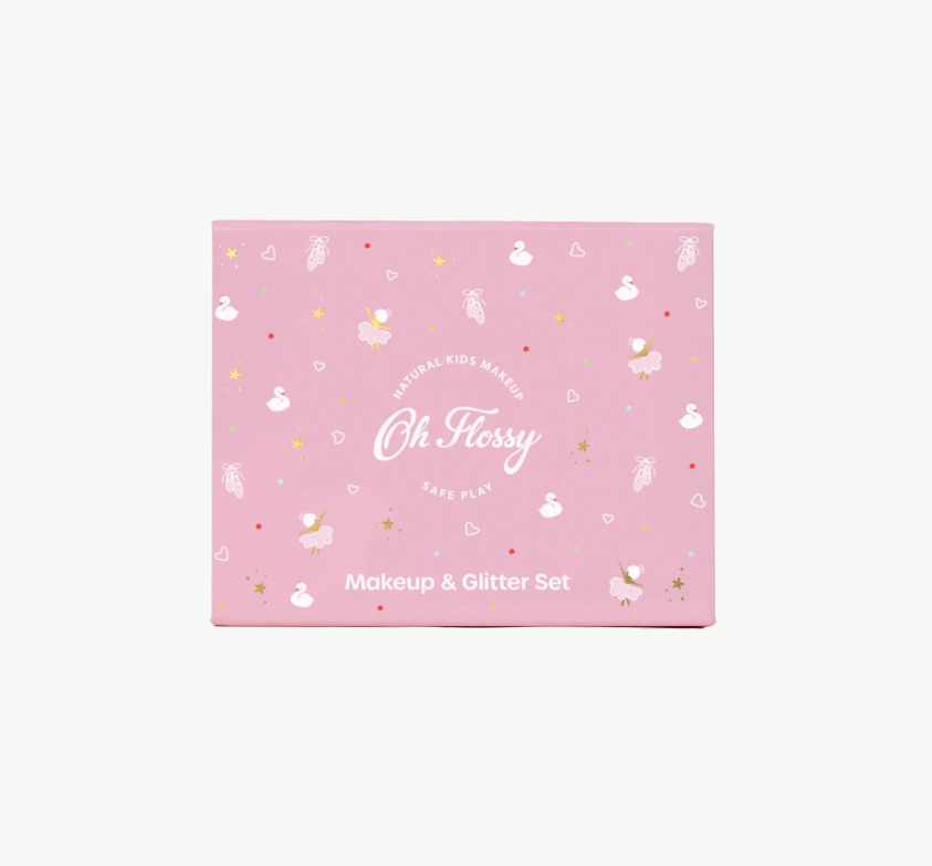 Oh Flossy Kids Ballet Sparkle Makeup & Glitter Set