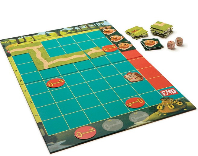 Peaceable Kingdom Race To The Treasure Board Game