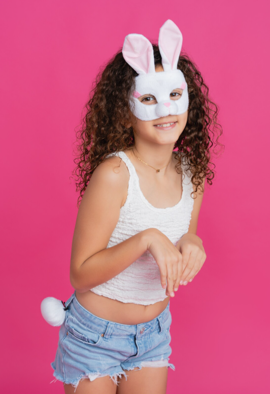 Sweida's Little Safari Deluxe Animal Mask & Tail Set - Rabbit Costume
