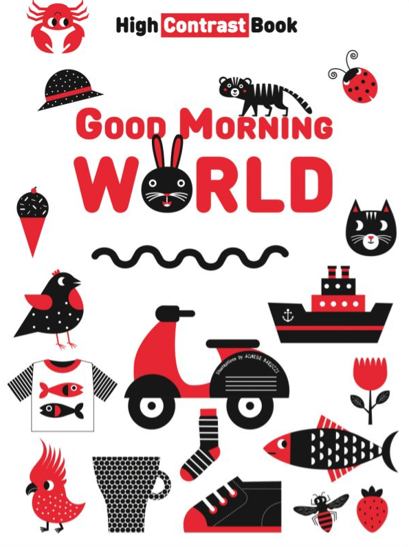 Good Morning World: High Contrast Board Book board book