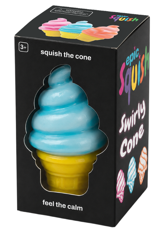 Epic Squish Swirly Cone  PRE ORDER  ETA 18/9