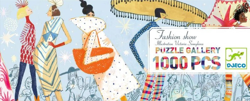 Djeco Fashion Show Gallery Puzzle 1000pc Puzzle