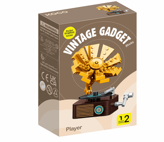 Koco Bricks Vintage Gadget Series  PRE ORDER ETA 18/9