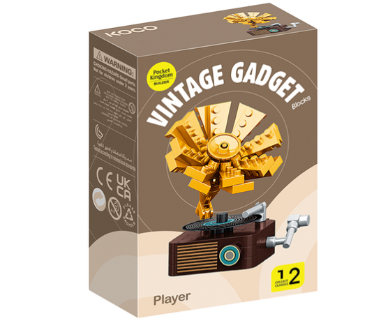 Koco Bricks Vintage Gadget Series  PRE ORDER ETA 18/9
