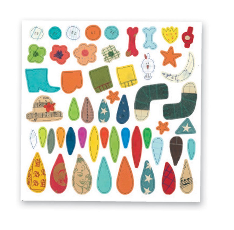 Djeco Create Animal Stickers Art and Craft