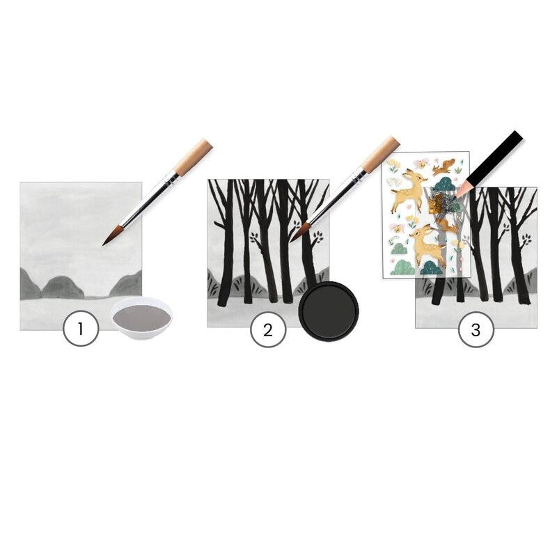 Djeco Last Snowfall Workshop Art & Craft Kits