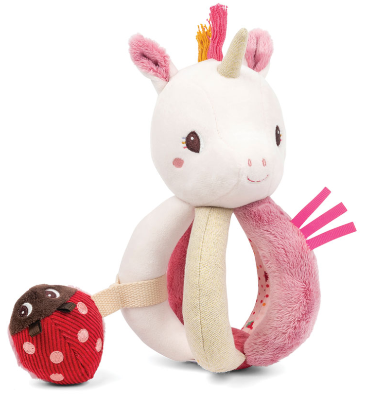 Lilliputiens Lena Unicorn Rattle with Handles