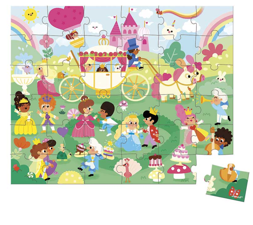 Janod Princess Picnic Puzzle 36pc