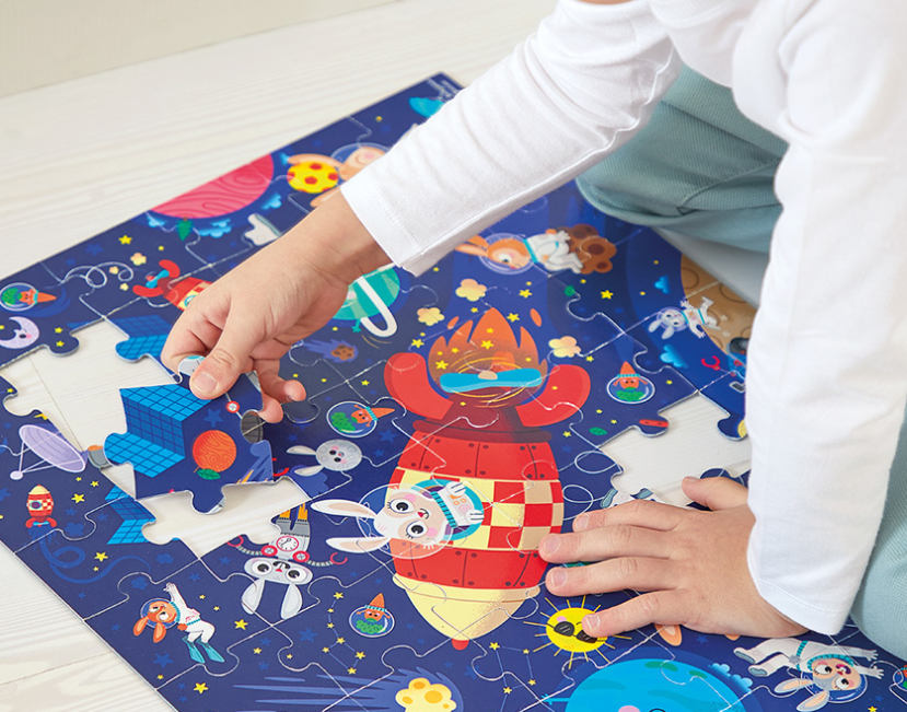 Janod Rocket Puzzle 54pc