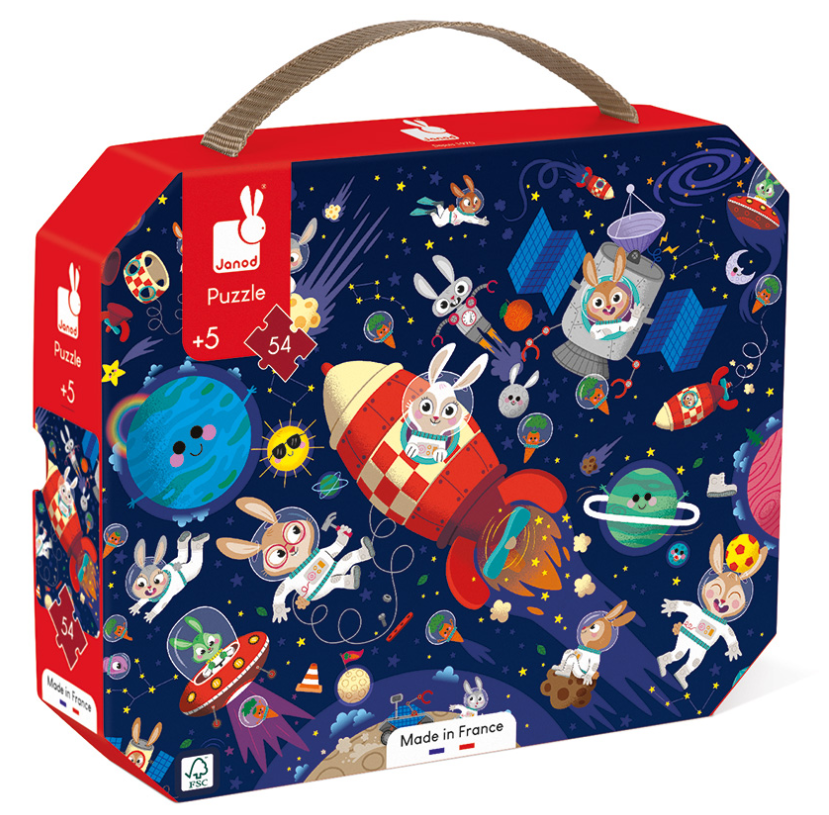 Janod Rocket Puzzle 54pc