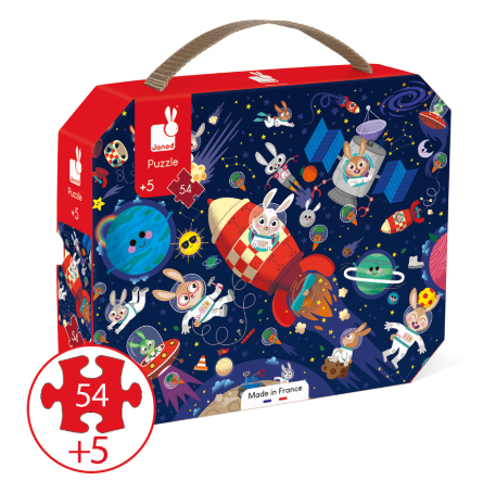 Janod Rocket Puzzle 54pc