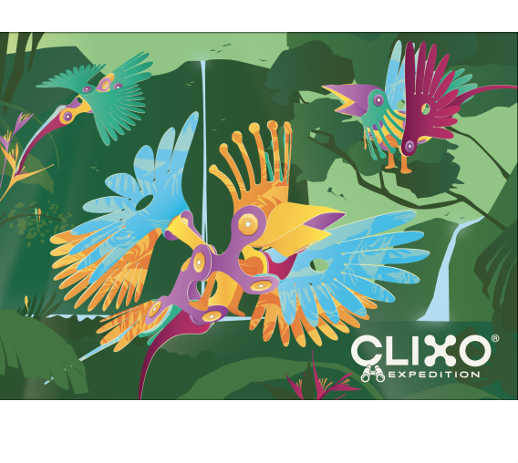 Clixo Tropical Birds Pack 22pc Construction Toy
