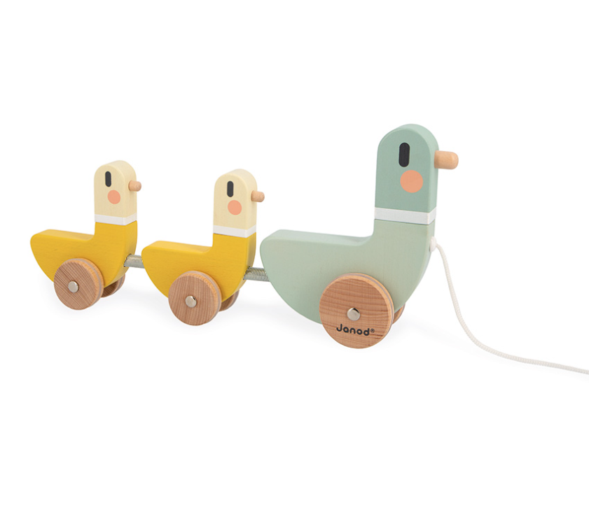 Janod Cocoon Pull Along Ducks
