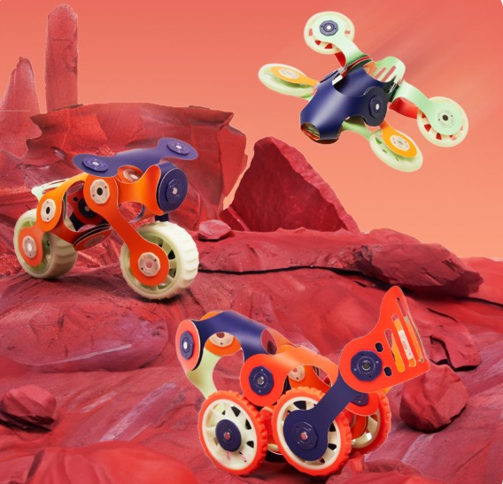 Clixo Mars Rover Pack 30pc magnetic toy