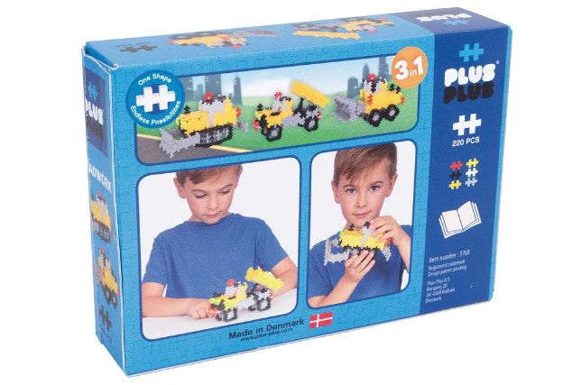 Plus-Plus Basic 3in1 Road Work 220pc Construction