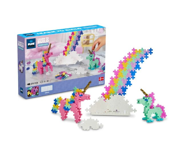 Plus-Plus Learn To Build Unicorns 275pc Construction