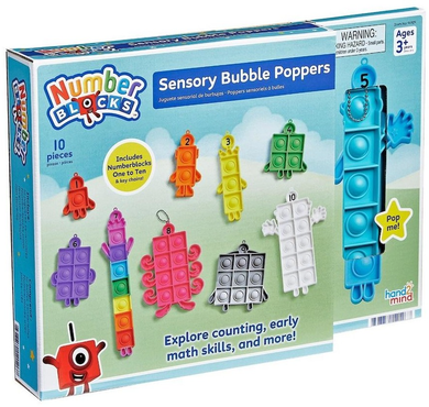 Numberblocks Sensory Bubble Poppers Learning Aid