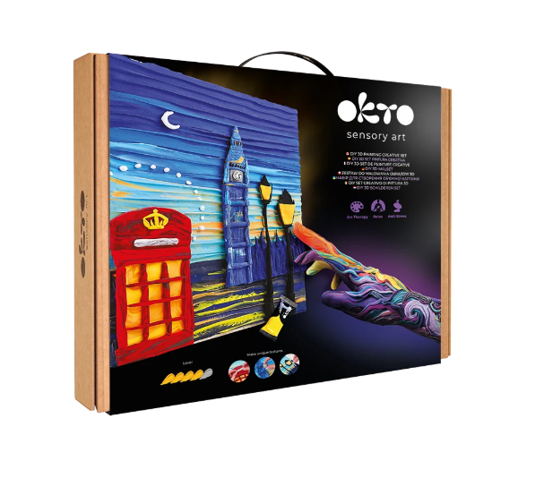 Okto Sensory Art 3D Creative Set London City 30cm x 40cm