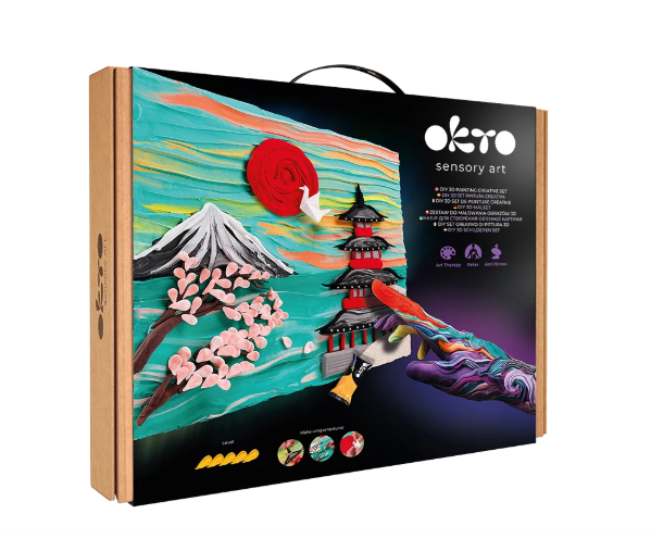 Okto Sensory Art 3D Creative Art Set Japan 30cm x 40cm