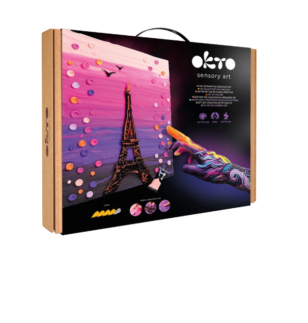Okto Sensory Art 3D Creative Art Paris 30cm x 40cm