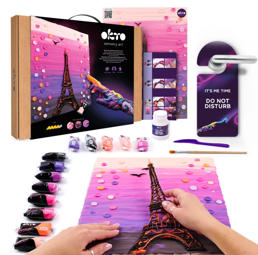 Okto Sensory Art 3D Creative Art Paris 30cm x 40cm