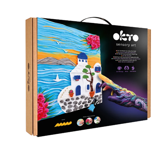 Okto Sensory Art 3D Creative Set Santorini 30cm x 40cm