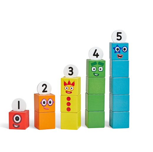 Numberblocks One to Five Wooden Blocks wooden blocks