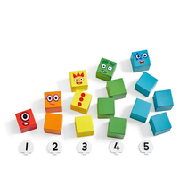 Load image into Gallery viewer, Numberblocks One to Five Wooden Blocks
