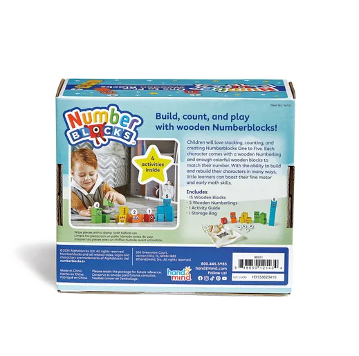 Numberblocks One to Five Wooden Blocks wooden blocks