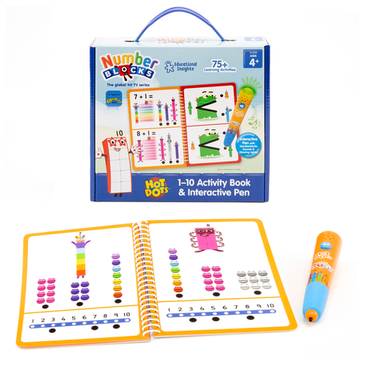 Numberblocks Hot Dots 1 - 10 Activity Book & Interactive Pen Learning Aid