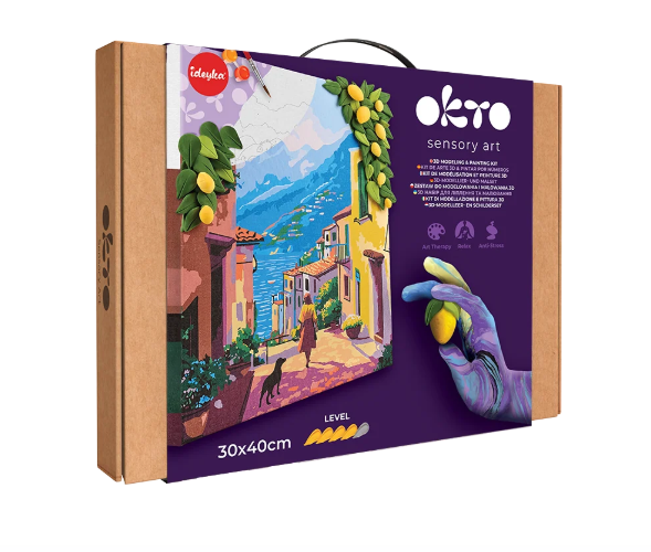 Okto 3D Modeling & Painting Kit Lemon Weekend 30cm x 40cm