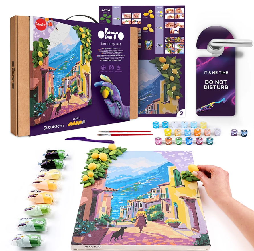 Okto 3D Modeling & Painting Kit Lemon Weekend 30cm x 40cm